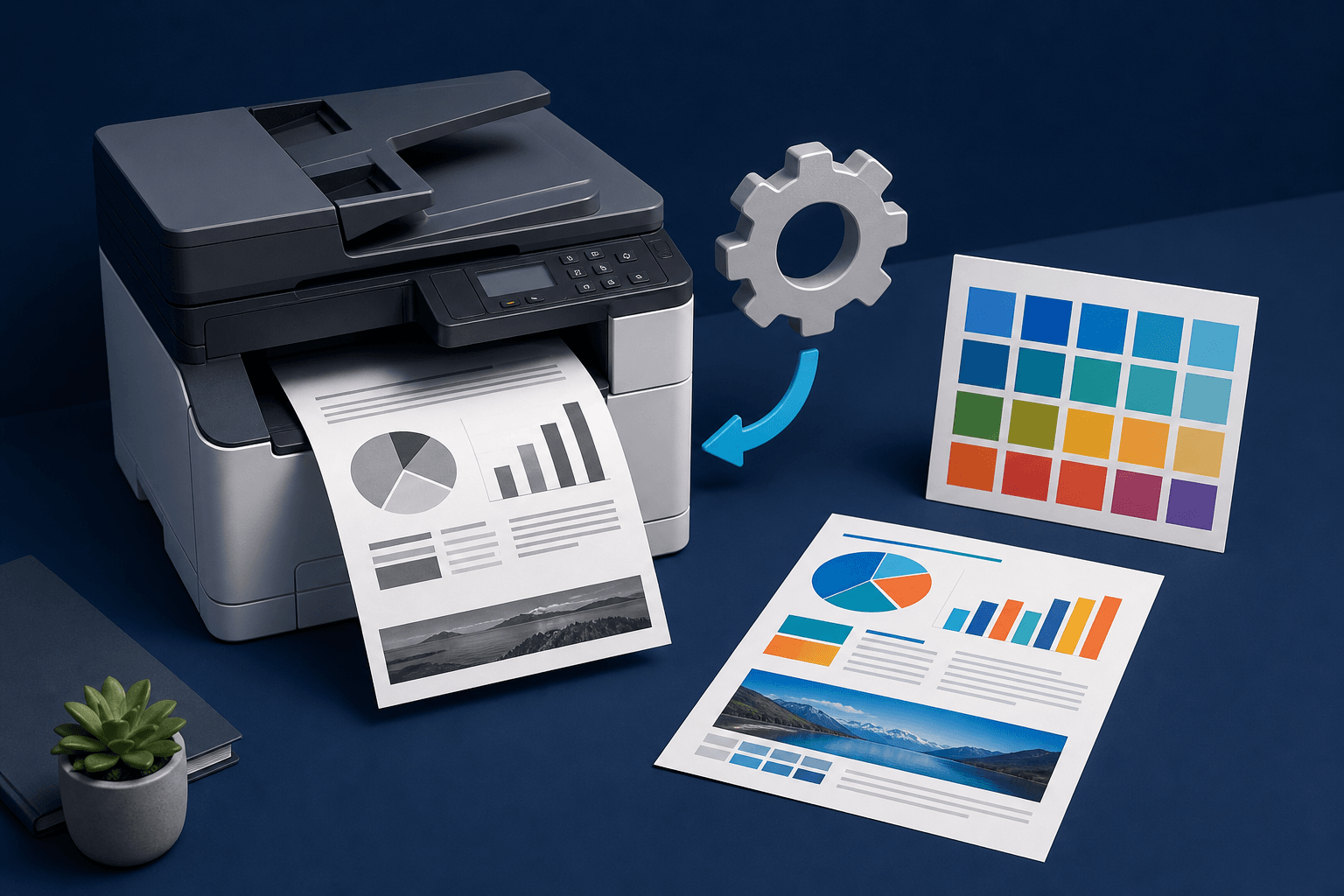 Coverbild zur Anleitung HP MFP E786 druckt immer schwarz/weiß von C2CAgent Services