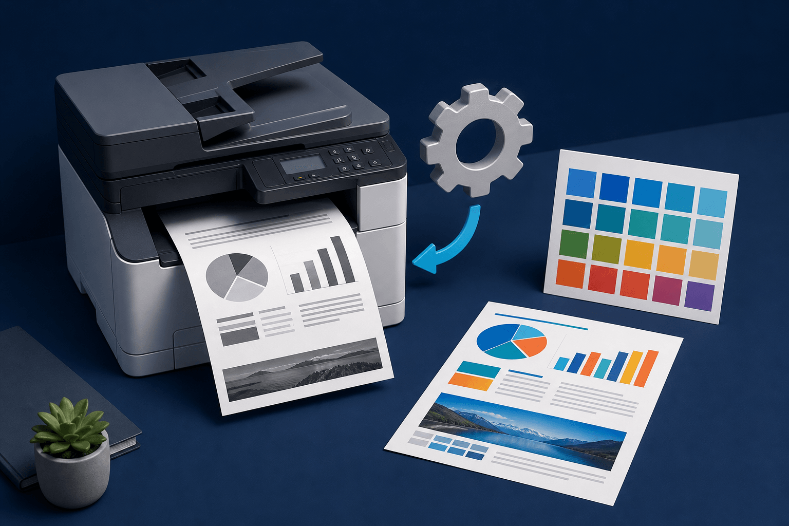Coverbild zur Anleitung HP MFP E786 druckt immer schwarz/weiß von C2CAgent Services